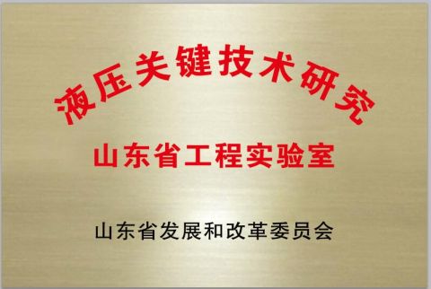 Shandong Engineering Lab certificate from Shandong Taifeng Intelligent Control Co., Ltd.