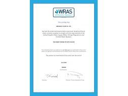 WRAS certificate from QINGDAO I-FLOW CO., LTD.