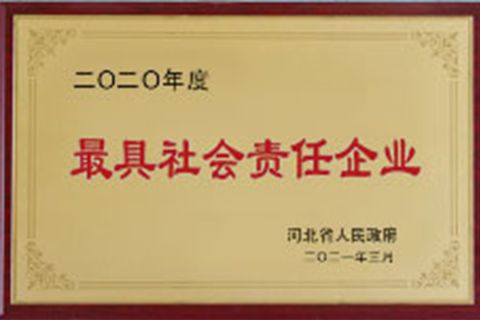 Social Responsibility certificate from Hebei Landcel Cellulose Tech Co., Ltd.