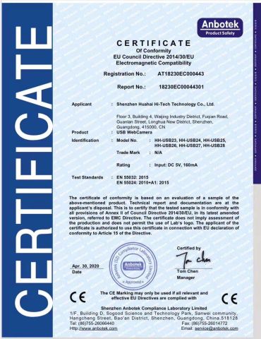 CE certificate from Shanghai Sotech Technology Co. Ltd