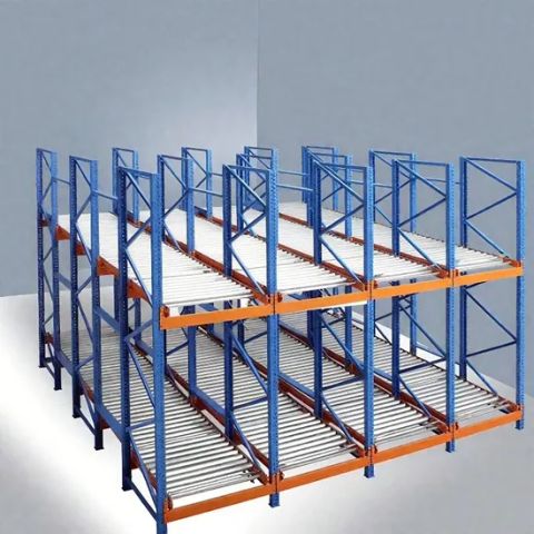 Heavy Duty Pallet Flow Racking System for Efficient Warehouse Storage ...