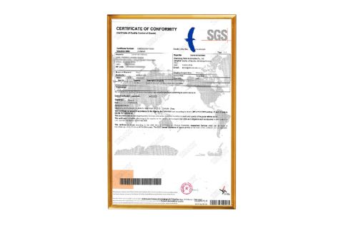 Certificates certificate from Jining Wentu Automobile Trading Co., Ltd.