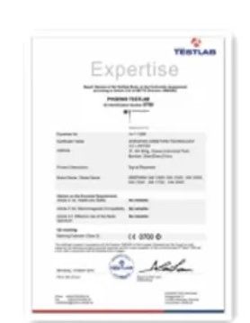 experitise certificate of Guiti Technology Co., Limited – certificate photo, supplier certificates section