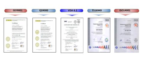 Certificates certificate from Qingdao Clipper Auto Tech Co., Ltd.