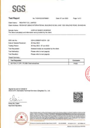 Our certificates certificate from Hilida (Shanghai) International Trading Co., Ltd.