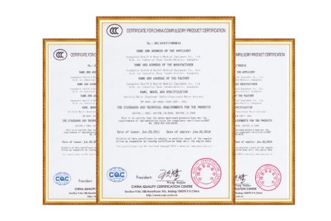 quality certification certificate from Health&Health (Group)Co.,Ltd.
