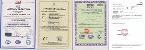 CE certificate from Yuyao Tongyong Meter Co., Ltd.