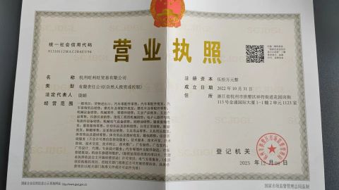 Certificate certificate of Hangzhou Wangliwang Trading Co., Ltd. – certificate photo, supplier certificates section