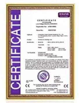 Certificates certificate from Yangzhou Zunzhu Tourism Supplies Co., Ltd