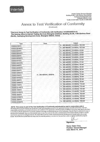 CE certificate for controller certificate from Sichuan Junyi Industrial Equipment Co.,Ltd