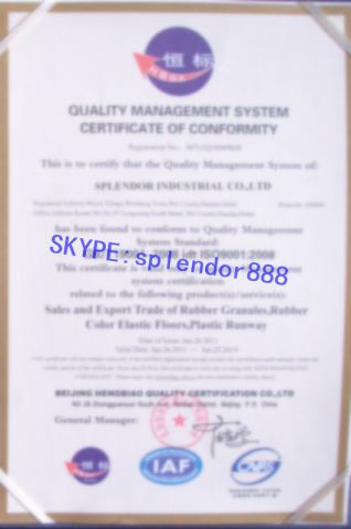 ISO 9001:2008 Certificate for our factory rubber products certificate of Qingdao Hvsun Industry Co., Ltd. – certificate photo, supplier certificates section