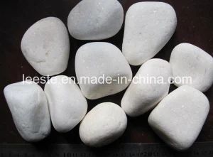 Soapstone, White Sauna Pebble Stones MOQ 10 Ton Type Pebble Color White ...