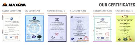 Certificates certificate of Maxizm Construction Machinery (Qingdao) Co., Ltd. – certificate photo, supplier certificates section