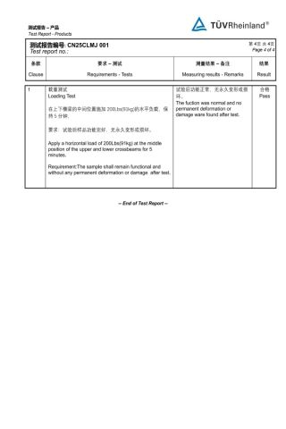 Test Report Products certificate from Shandong Schnellgoal Machinery Technology Co., Ltd