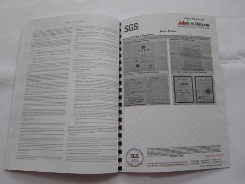 SGS certificate of Xiamen Le Young Imp. & Exp. Co., Ltd – certificate photo, supplier certificates section