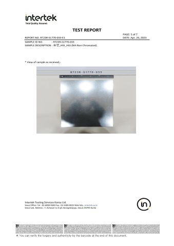 HGI (NH-Non Chromated)_RoHS certificate from Newin (Guangdong) Machinery Co., Ltd.