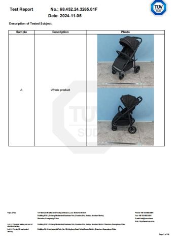 EN 1888-1 certificate from Anhui Talent Baby Products Co., Ltd.