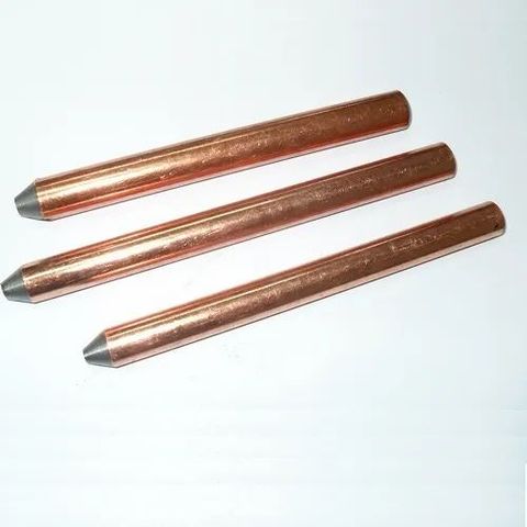 Grounding Rod Range Copper Grounding Rod Shape Rod Type Grounding Rods Finishing Copper ...