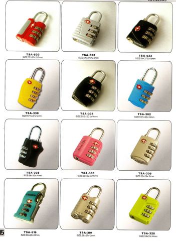 TSA COMBINATION PADLOCK certificate from Shangrao Anli Lock Industry Co., Ltd.