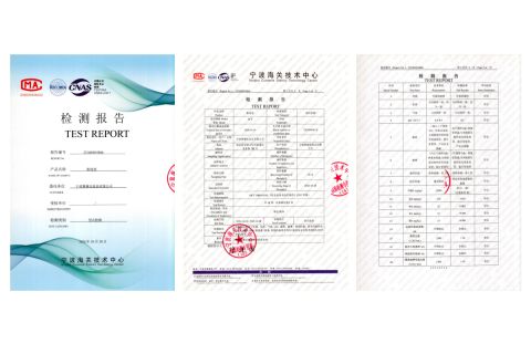 Eyeliner Pencil Inspection Report certificate from Ningbo Yadai Cosmetics Co., Ltd.