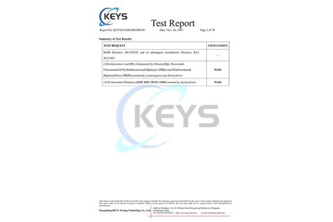 ROHS Certificate certificate from Guangzhou Sincere Information Technology Ltd.