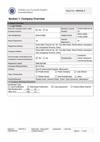 SGS Certificate certificate from Ownway Display Equipment (Guangzhou) Co., Ltd.