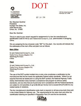 certificate certificate of Qingdao QJ Industrial Inc. – certificate photo, supplier certificates section