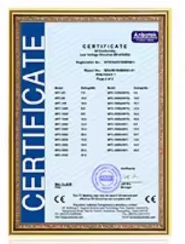 Certificates certificate from Yangzhou Zunzhu Tourism Supplies Co., Ltd
