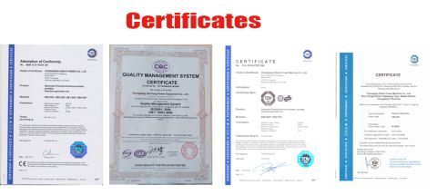 certificates certificate from CHONGQING FULLAS INDUSTRY CO., LTD.