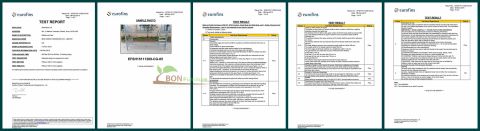 TEST REPORT OF METAL BUNK BED certificate from Jinhua Bonuo Furniture Co, Ltd