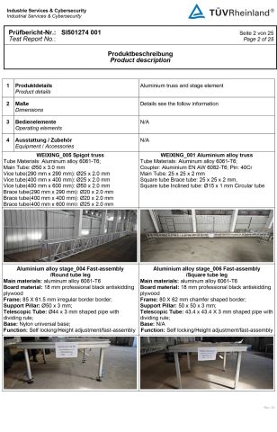 Performance test report certificate of Wuxi Weixing Decoratestuff Co., Ltd. – certificate photo, supplier certificates section