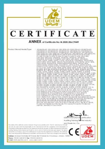 ce certificate from ZHONGSHAN SHIYING LIGHTING TECHNOLOGY.LTD.
