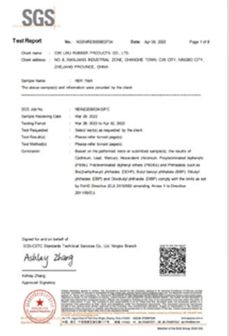 Our Certificates certificate of Cixi Lixu Rubber Products Co., Ltd. – certificate photo, supplier certificates section