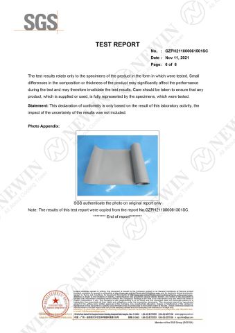 ASTM-E84 Test_PVC SHEET certificate from Newin (Guangdong) Machinery Co., Ltd.
