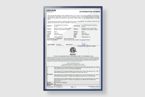 Certification for Multi-channel Energy Meter certificate from Chongqing Blue Jay Technology Co., Ltd