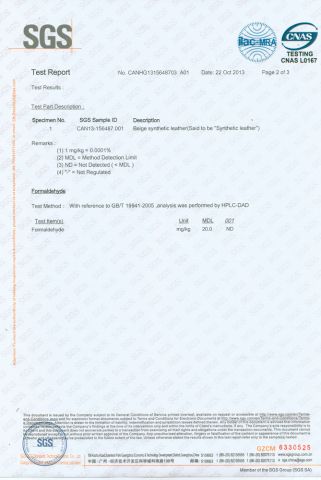 SGS certificate certificate from XIAMEN TANGRAM DECORATIVE MATERIALS CO.,LTD