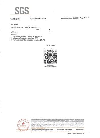 SGS-5 certificate of Shanghai Sky Industrial Products Co., Ltd – certificate photo, supplier certificates section