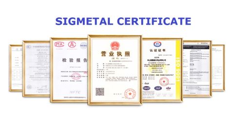 ALL certificate from Suzhou Sigmetal Business Equipment Co., Ltd.