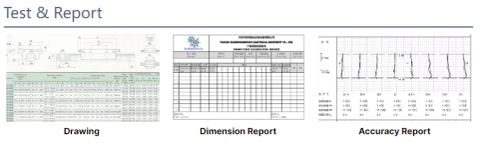 Linear guideway report certificate from Tianjin Haorongshengye Electrical Equipment Co., Ltd.