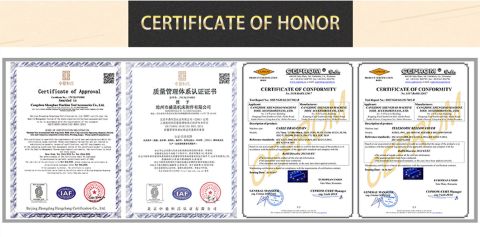 Quality Certification certificate from Hebei Tonex Rubber And Plastic Co., Ltd.