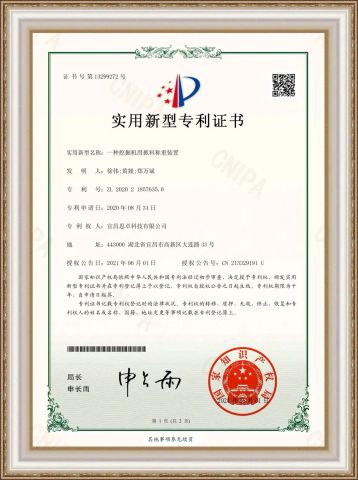 UMPC No.13299272 certificate from Yichang Seezol Technology Co., Ltd.
