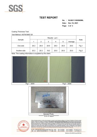 Product Inspection Report certificate of DA LIAN MESCO STEEL CO., LTD. – certificate photo, supplier certificates section