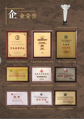 Enterprise Honor certificate from Dongguan City Bedding King Co., Ltd.
