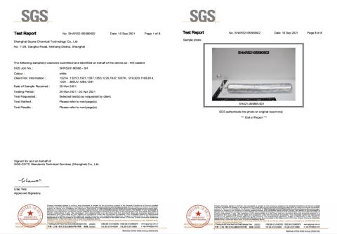 MS SGS certificate from Shanghai Sepna Chemical Technology Co., Ltd.