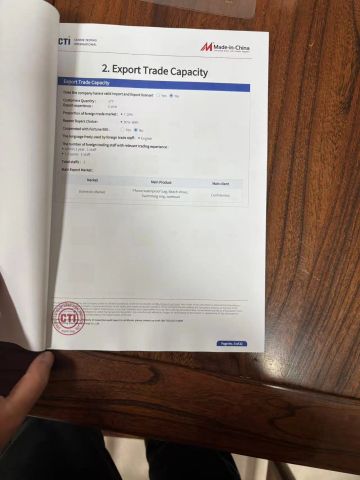 Our certificates certificate from Tianjin Sijia Technology Co., Ltd.
