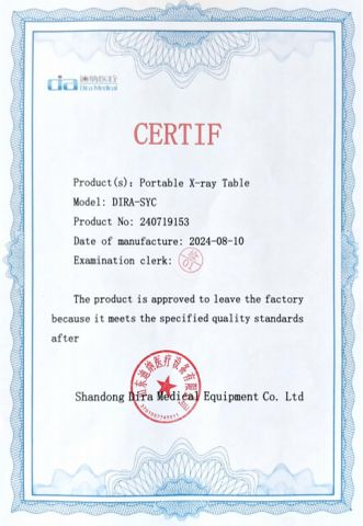 Factory Certificate certificate from Jinan Yishili Trading Co., Ltd