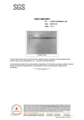 TEST REPORT certificate of Shandong Huayou Steel Co., Ltd. – certificate photo, supplier certificates section