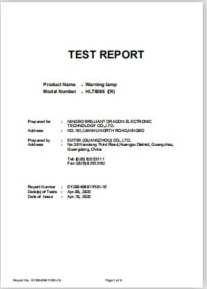 IK08 certificate of Ningbo Haishu Forcar Imp. & Exp. Co., Ltd. – certificate photo, supplier certificates section