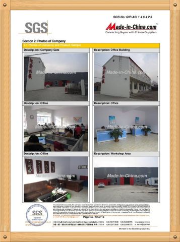 SGS Working Building certificate of Cangzhou Dixin Roll Forming Machine Co., Ltd. – certificate photo, supplier certificates section