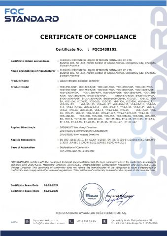 CE certificate from Xinxiang Ln Special Equipment Co., Ltd.